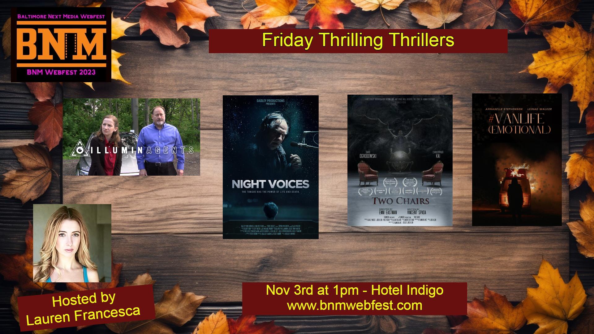 Friday Thrilling Thrillers