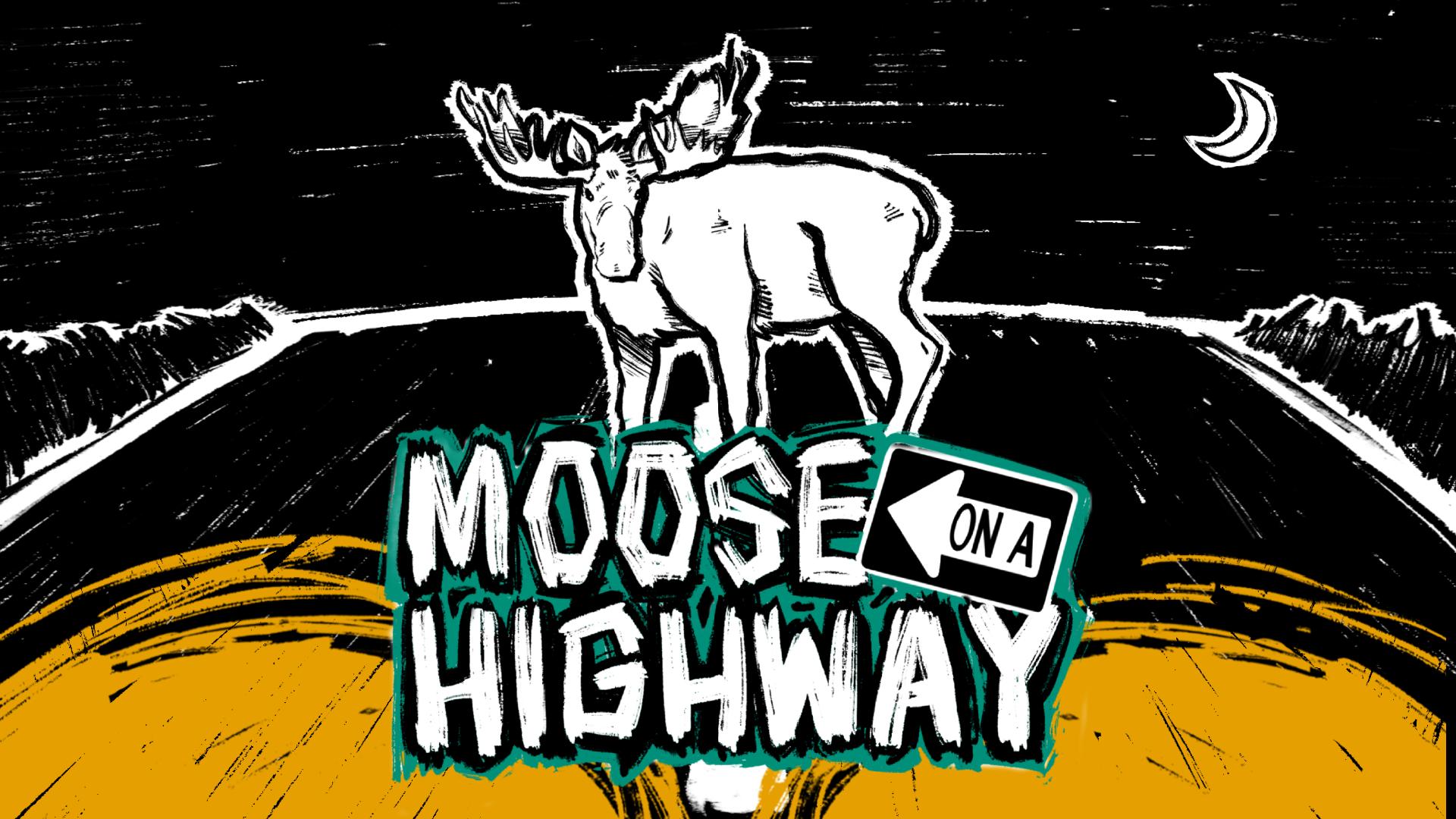 Moose on a Highway